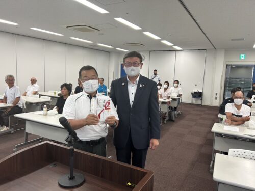 豊田西ロータリークラブ旗　第42回豊田軟式少年野球新人戦大会抽選会