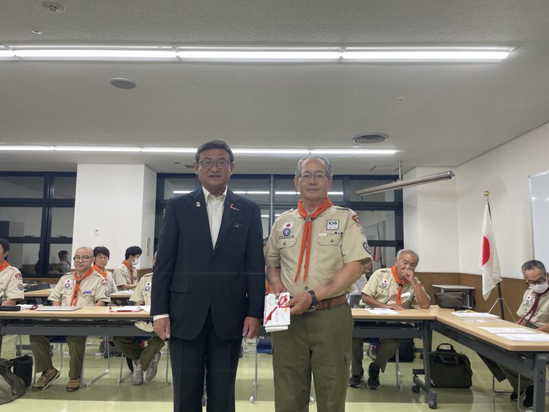 ボーイスカウト豊田地区 資材支援